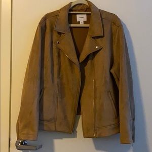 Old Navy Faux Suede Moto Jacket